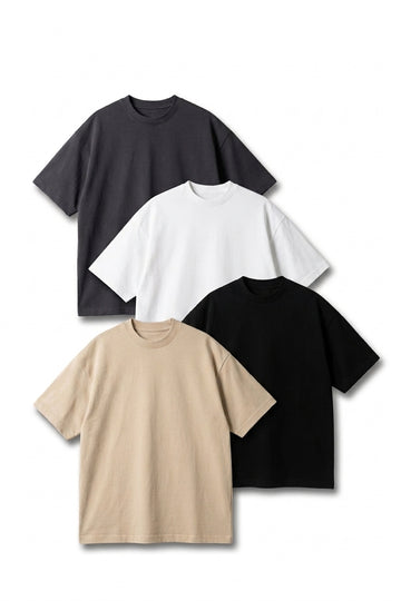 OVERSIZED BOXY TEE (PACK OF 4)
