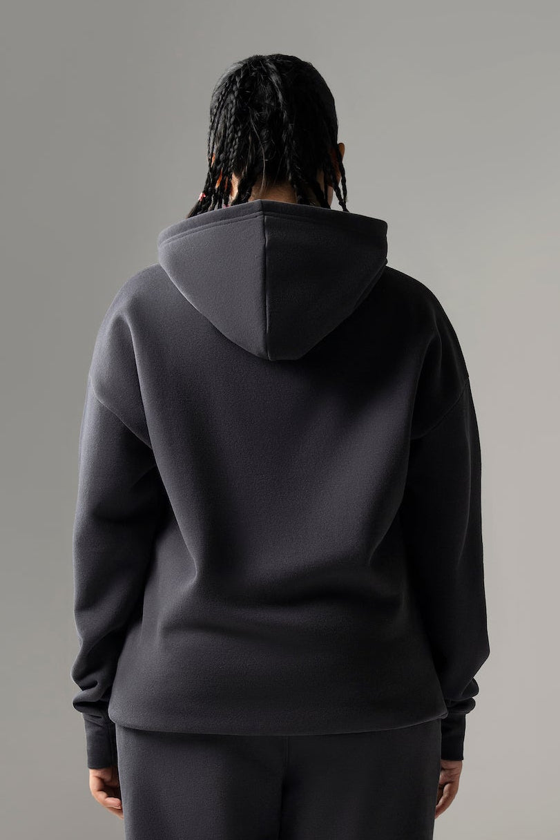 THE COZY HOODIE (GREY METALLIC)