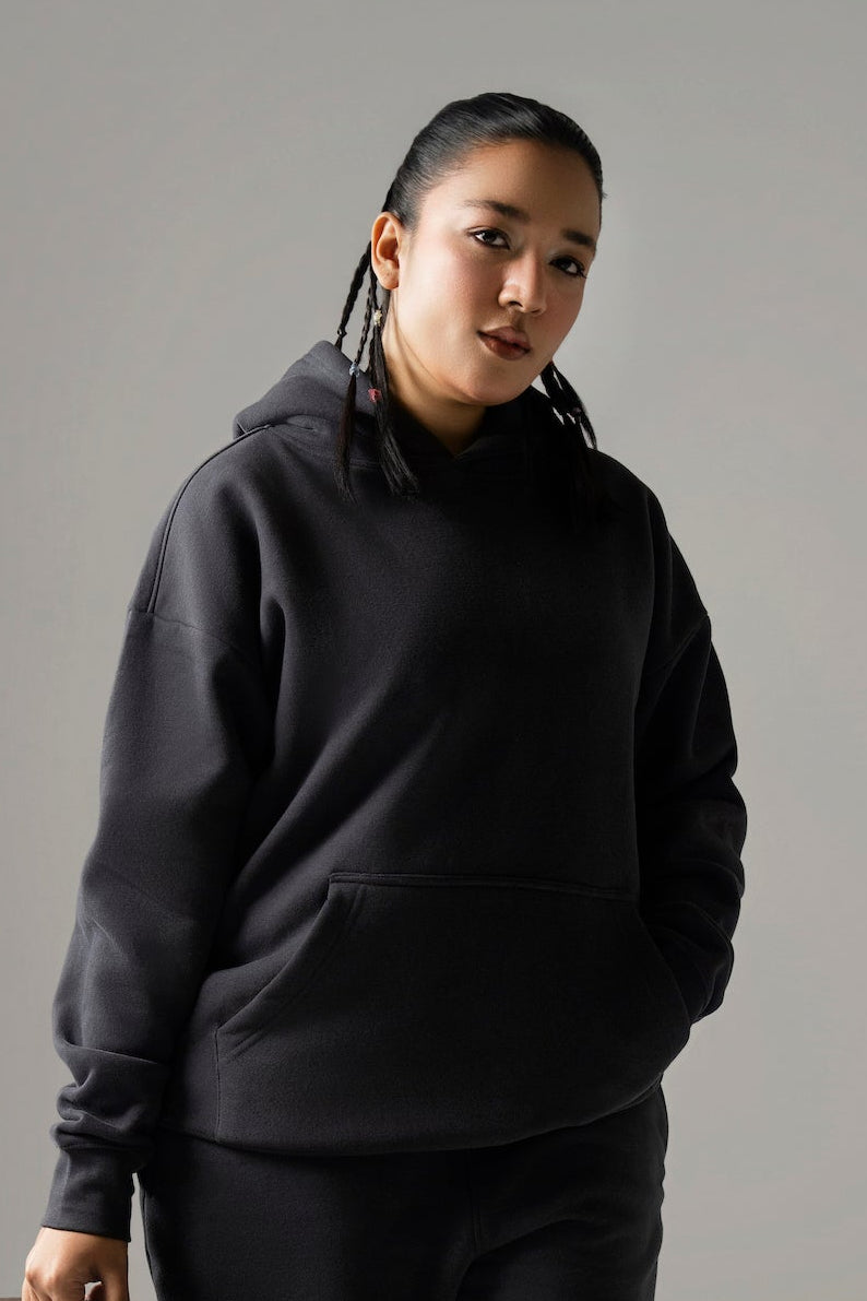 THE COZY HOODIE (GREY METALLIC)