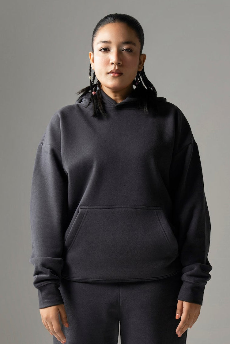 THE COZY HOODIE (GREY METALLIC)