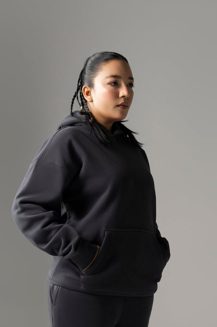 THE COZY HOODIE (GREY METALLIC)
